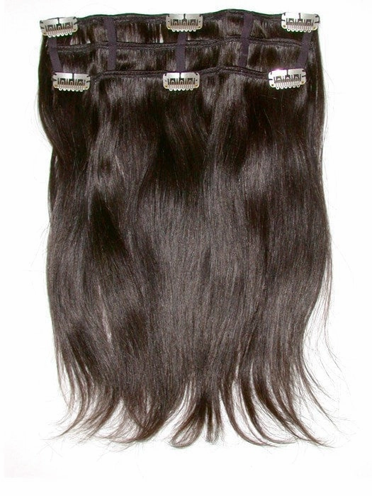 16" Human Hair Extensions (2 Piece) | Clip In | Discontinued