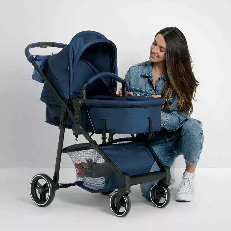 2-in-1 Carriage Stroller - Navy Camo