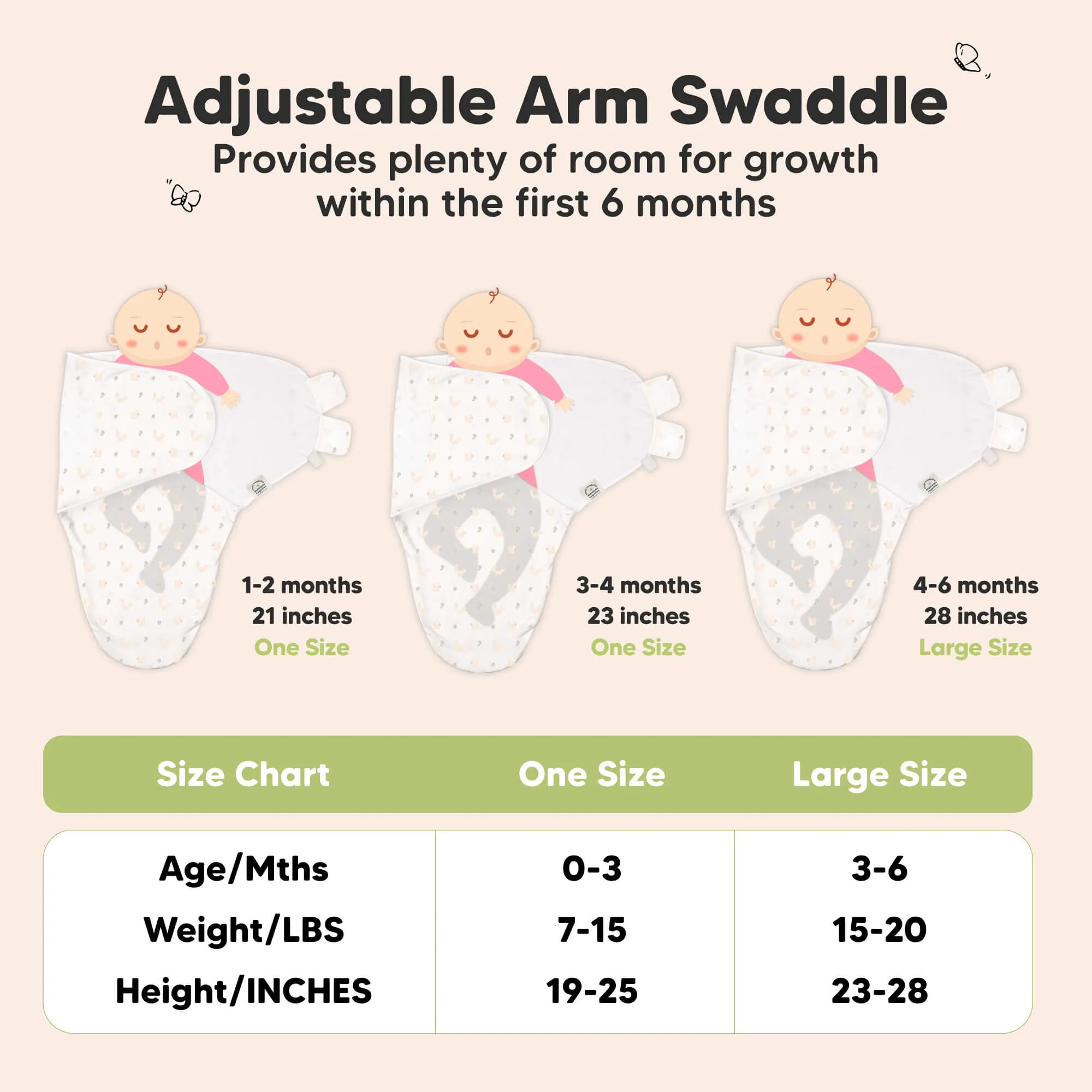 3-Pack Soothe Swaddle Wraps (Dino Ridge)