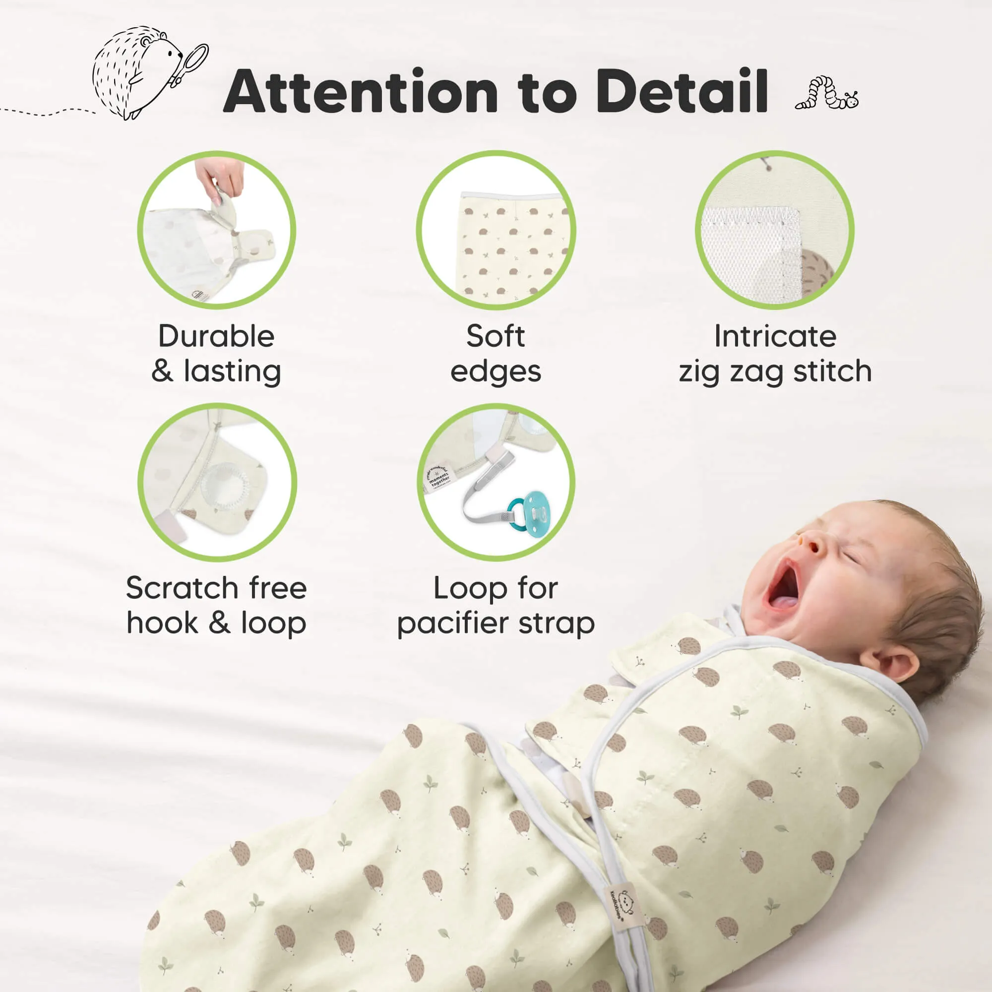 3-Pack Soothe Swaddle Wraps (Dino Ridge)