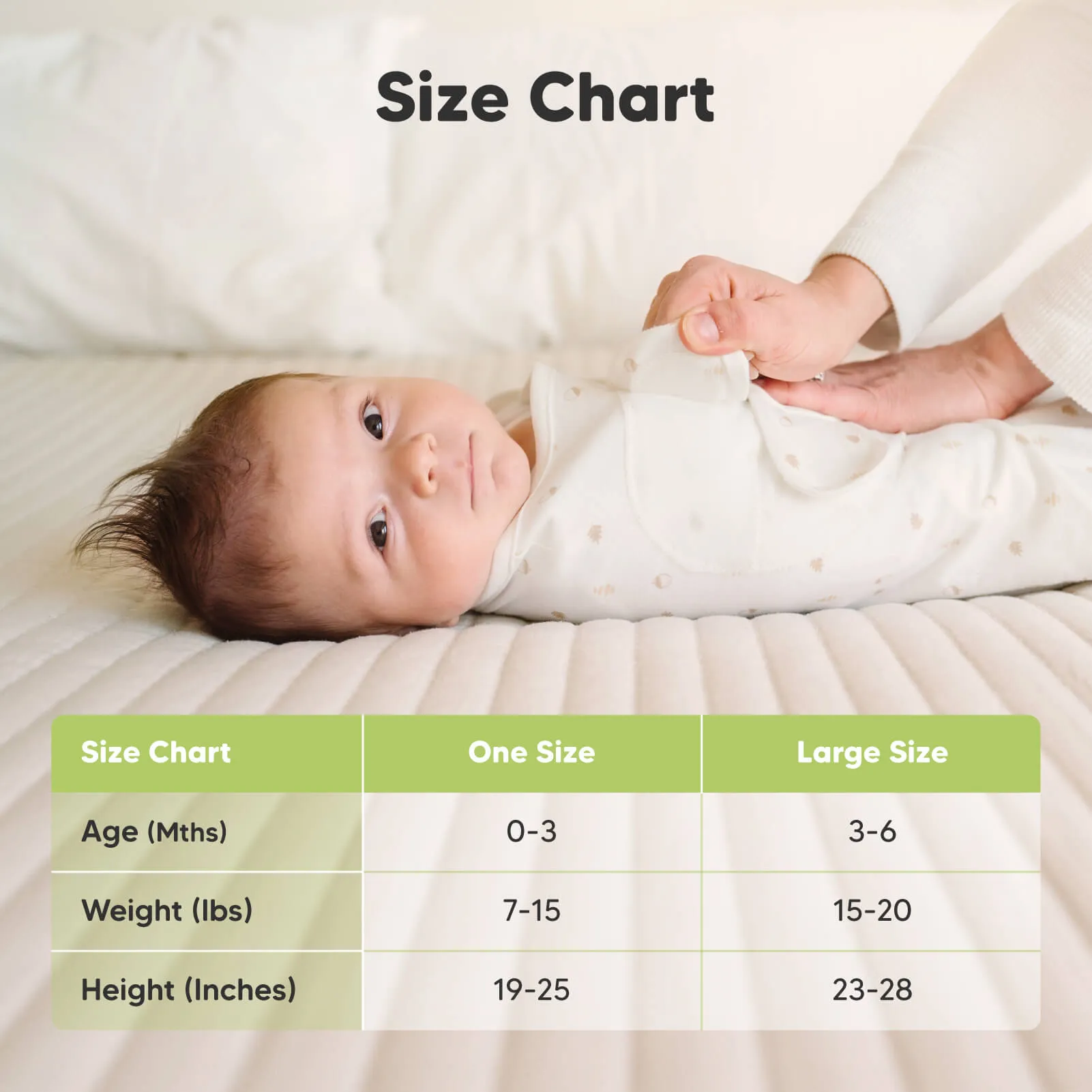3-Pack Soothe Zippy Swaddle Wrap (Forest)