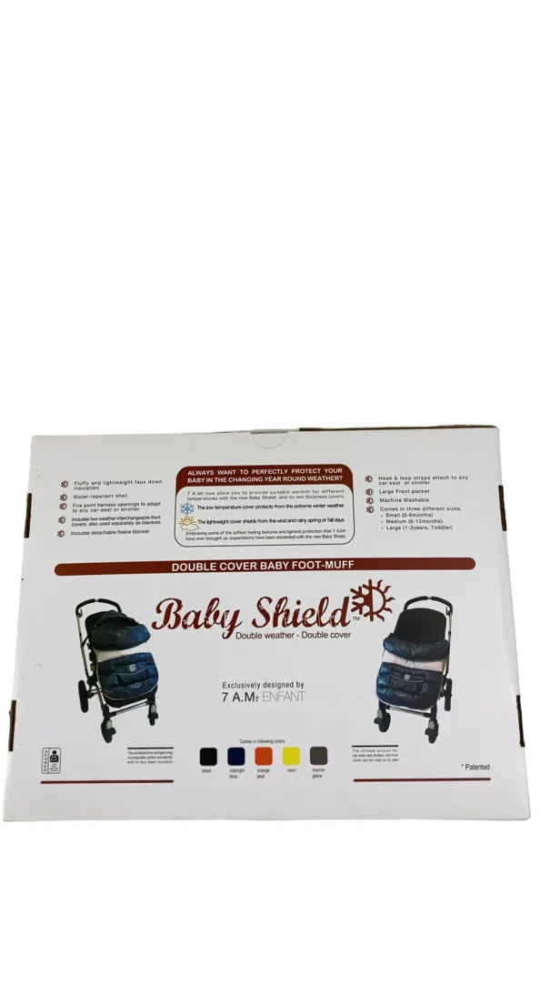 7 A.M. Enfant Baby Shield, L, Midnight Blue
