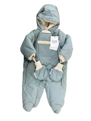 7 A.M. Enfant Benji Snowsuit Bebe, 6-12 months, Mirage