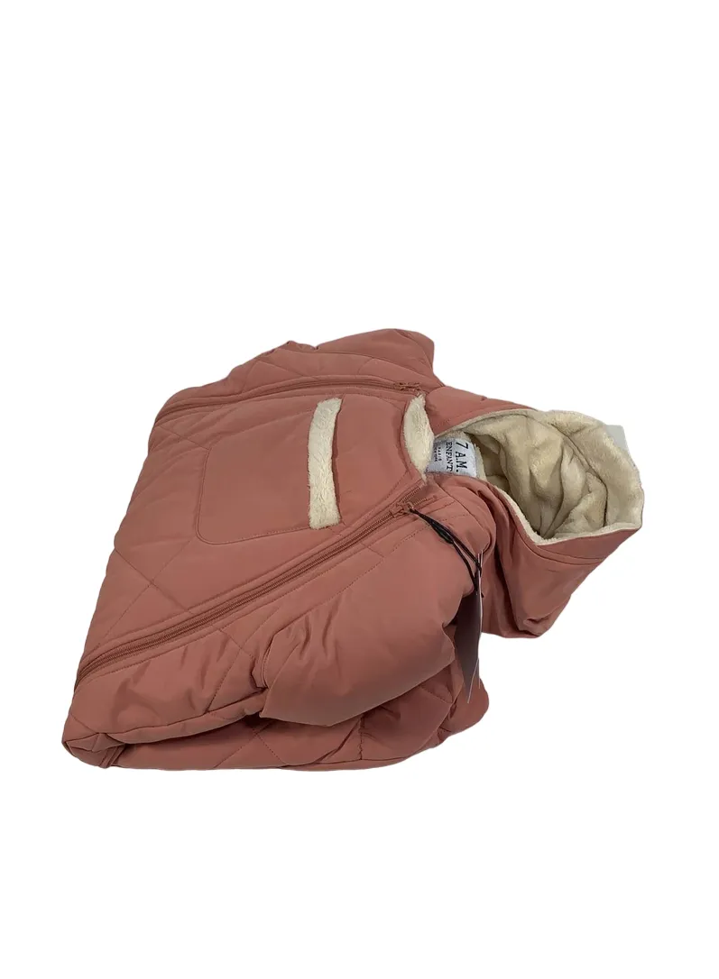 7 A.M. Enfant Benji Snowsuit Bebe, 6-12 months, Rose Dawn