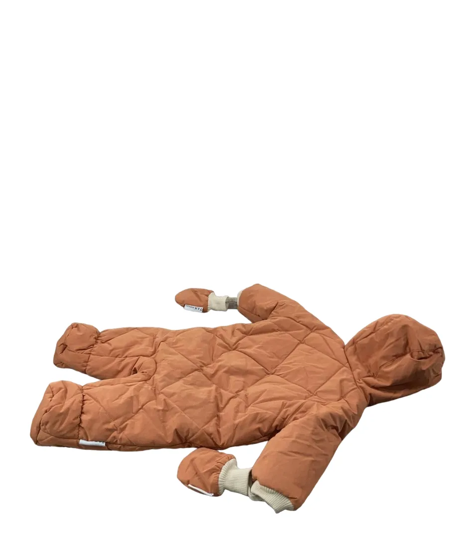 7 A.M. Enfant Benji Snowsuit Bebe, 6-12 months, Spiced Quilted