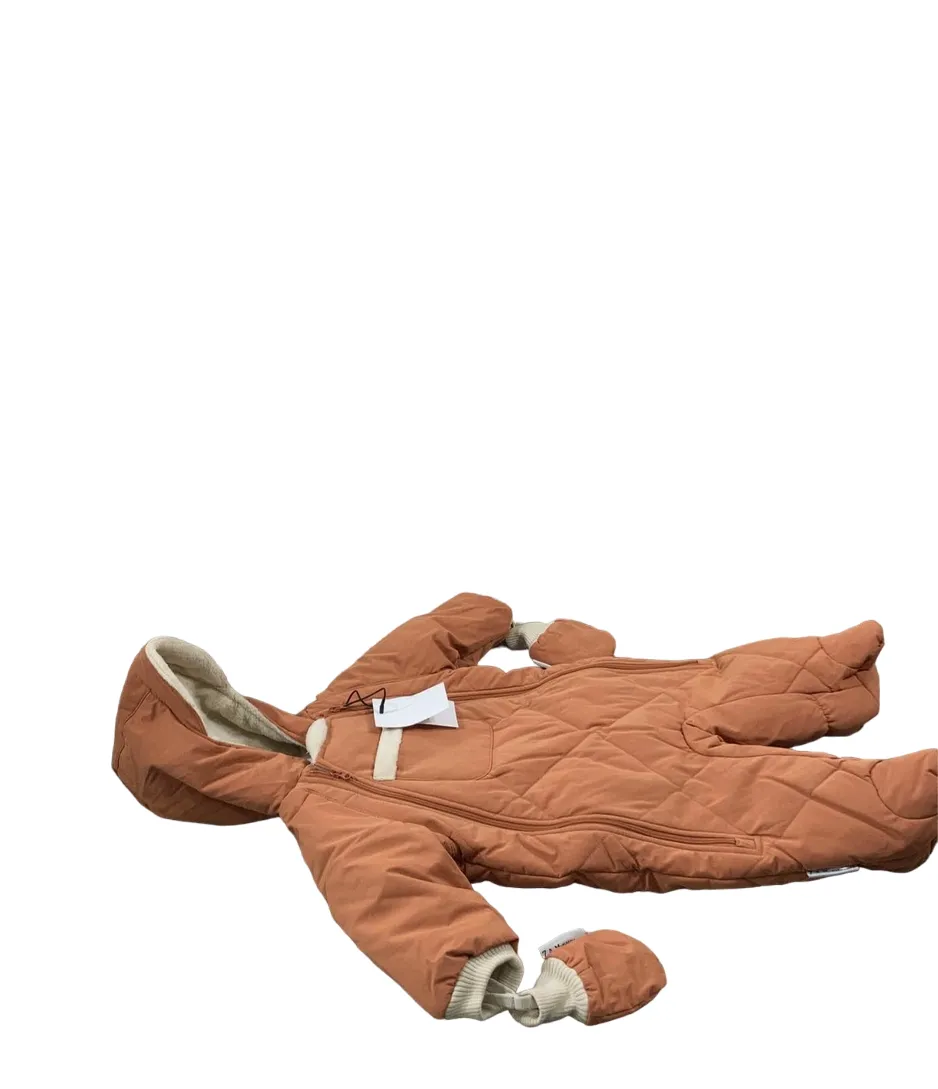 7 A.M. Enfant Benji Snowsuit Bebe, 6-12 months, Spiced Quilted