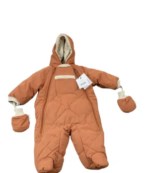7 A.M. Enfant Benji Snowsuit Bebe, 6-12 months, Spiced Quilted