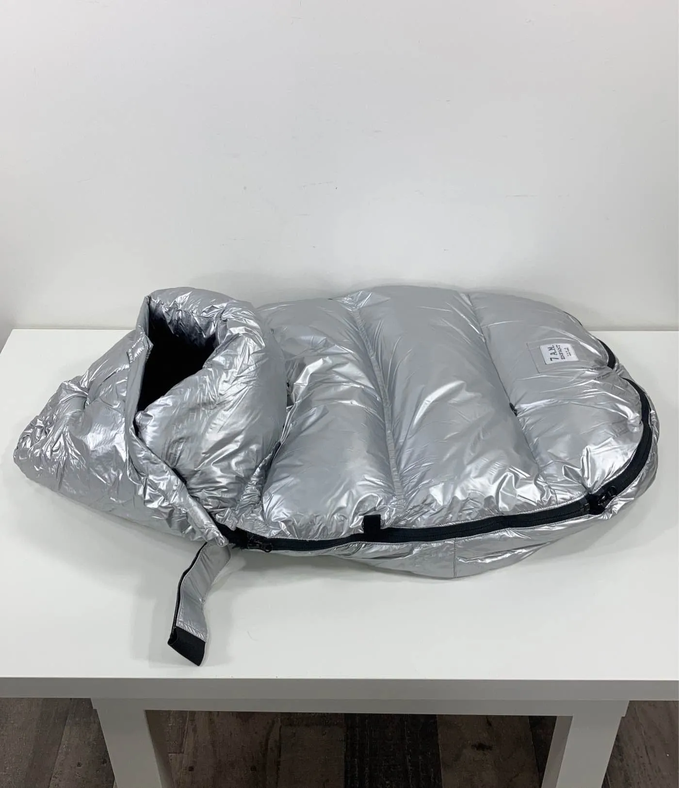 7 A.M. Enfant GlacierPOD Stroller and Car Seat Footmuff, Silver