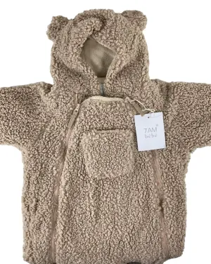 7 A.M. Enfant	Teddy Jumpsuit Bebe, Oatmeal, 3-6 months