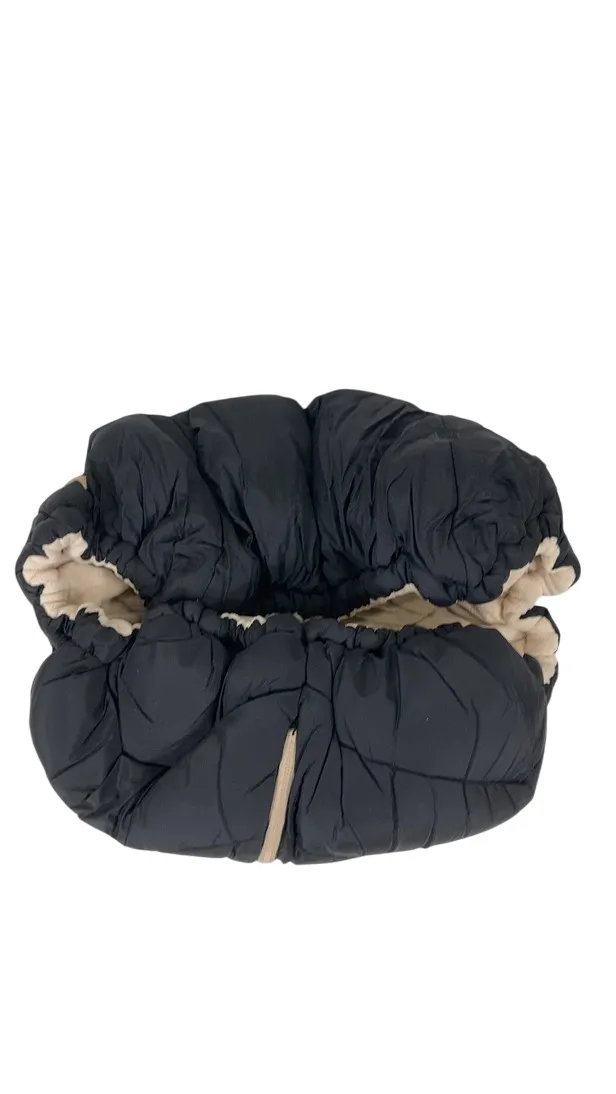 7 A.M. Enfant Tundra Car Seat Cocoon, Black Faux Fur