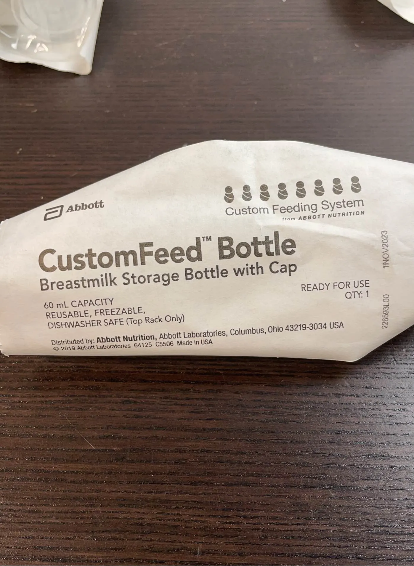 Abbott CustomFeed Breastmilk Storage Bottles