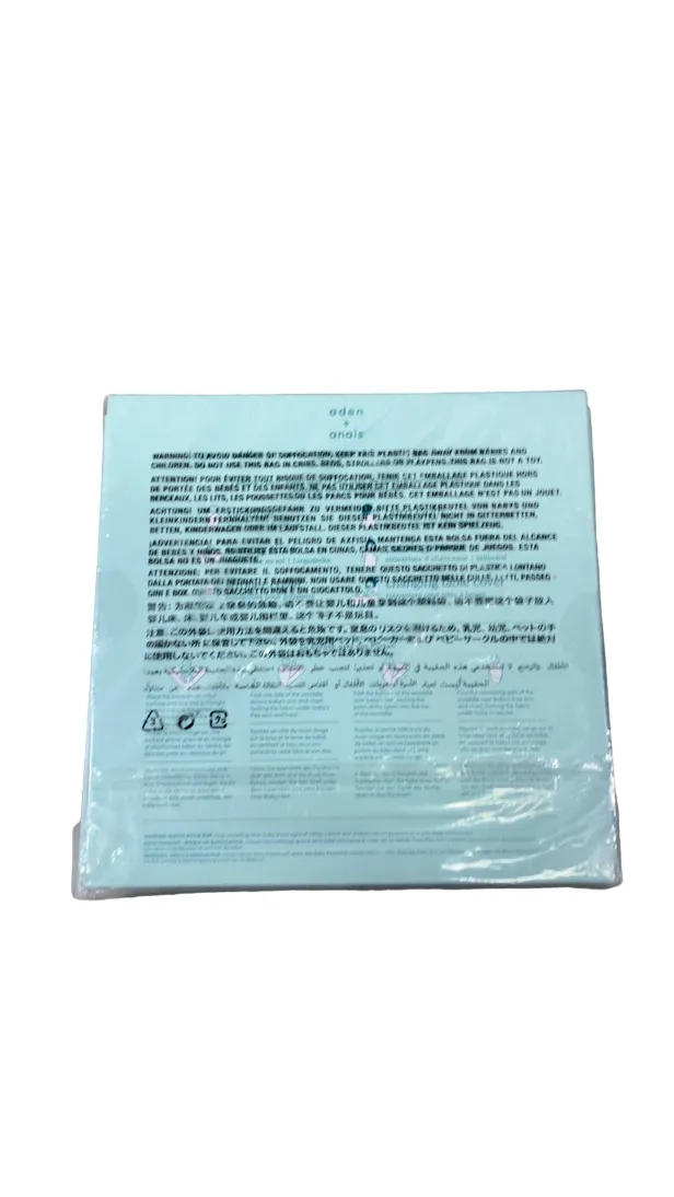 Aden   Anais Cotton Muslin Swaddle, 4 Pack, Seafaring, Cotton Muslin, 47" x 47"