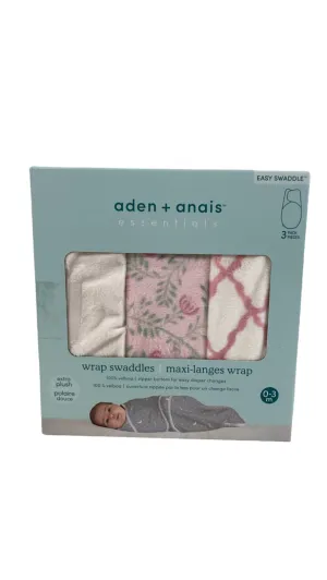Aden   Anais Essentials Easy Wrap Swaddle, 3 Pack, Arts and Crafts, Small (0-3 Months)
