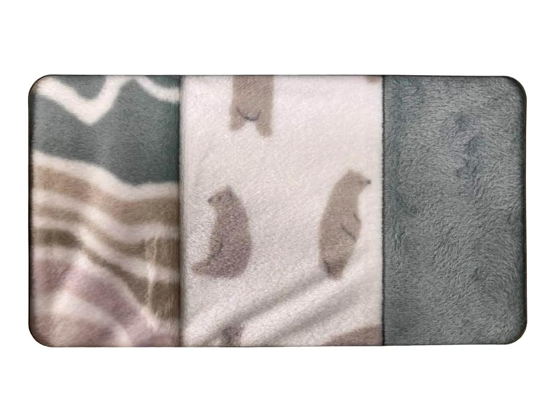 Aden   Anais Essentials Easy Wrap Swaddle 3 Pack, Grey, Small (0-3 Months)