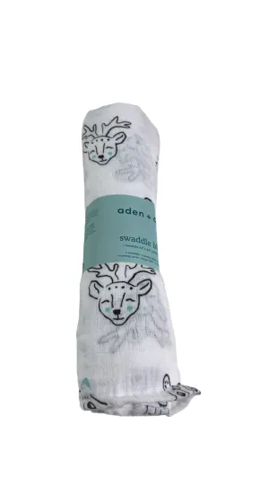 Aden   Anais Swaddle Blanket, Animal Faces