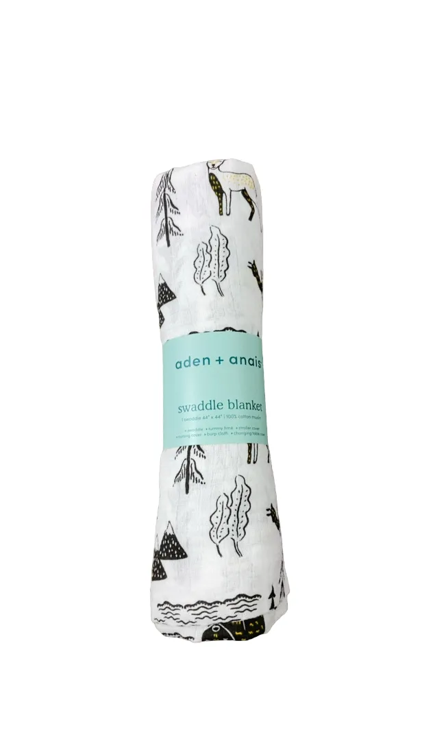 Aden   Anais Swaddle Blanket, Forest
