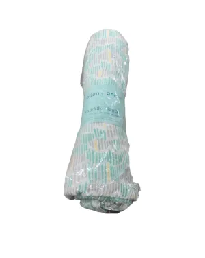 Aden   Anais Swaddle Blanket, Green Stripes