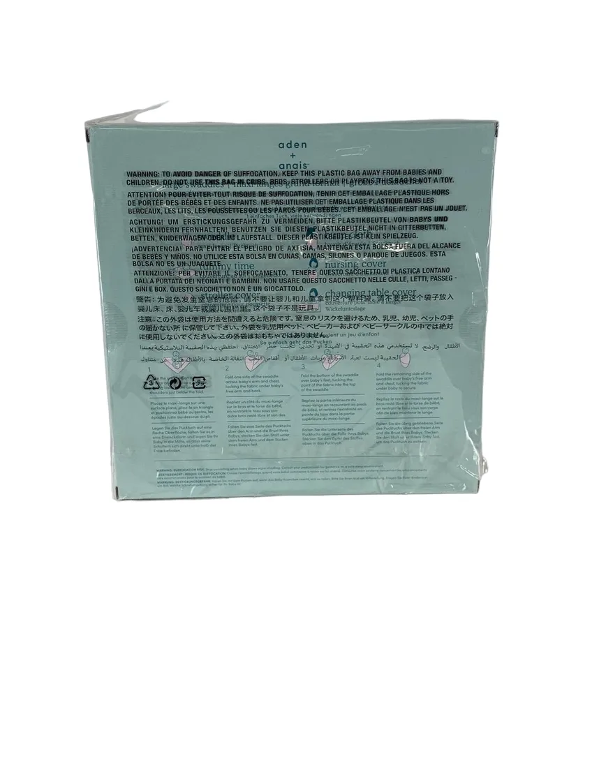Aden   Anais Swaddle Cotton Muslin 4 Pack Jungle 47" x 47"