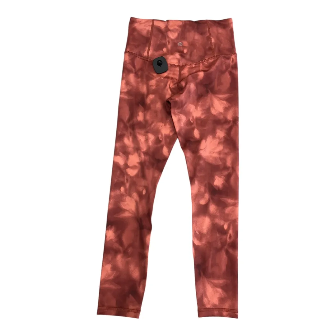 Athletic Leggings By Athleta In Red, Size:S