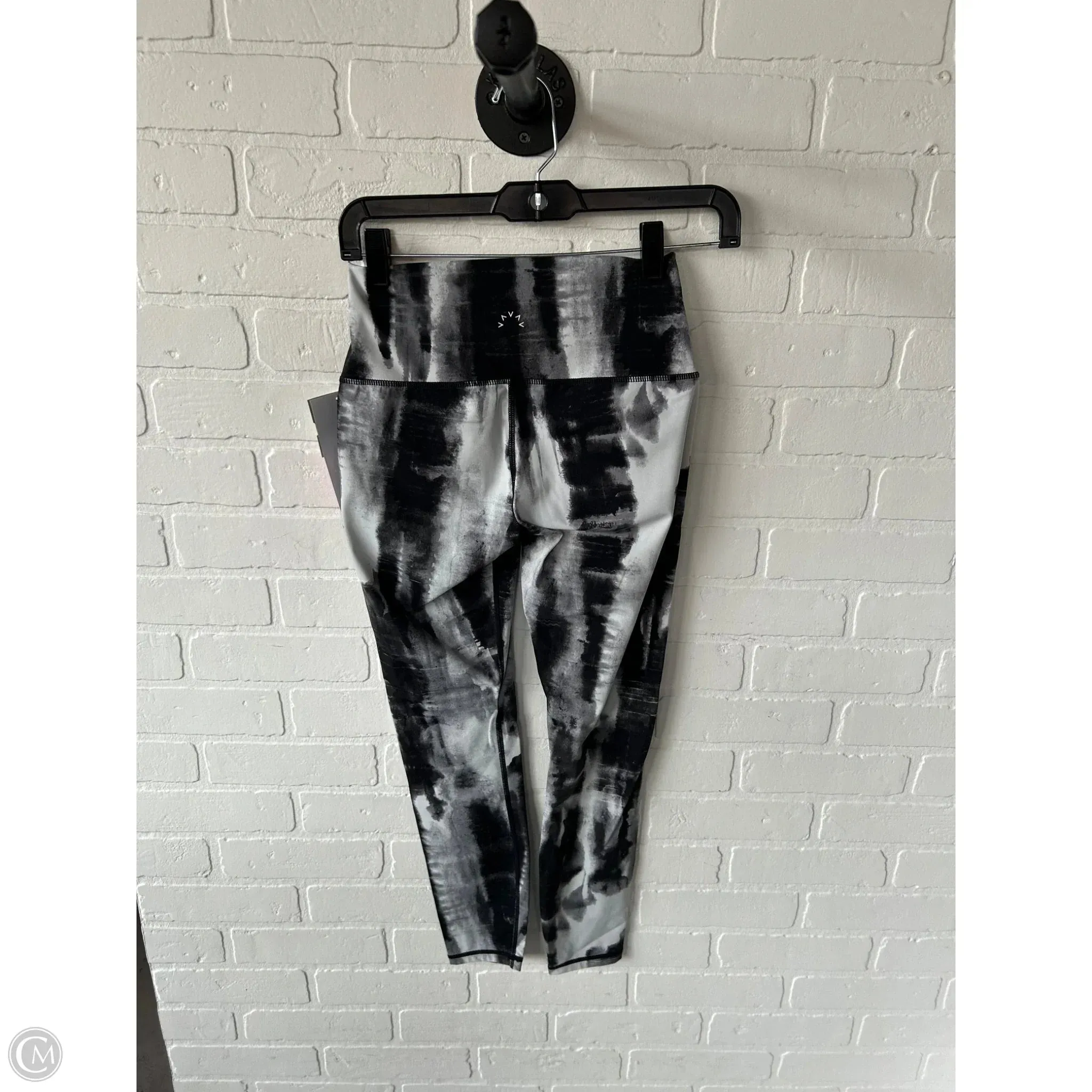Athletic Leggings By Varley In Black & White, Size: 4