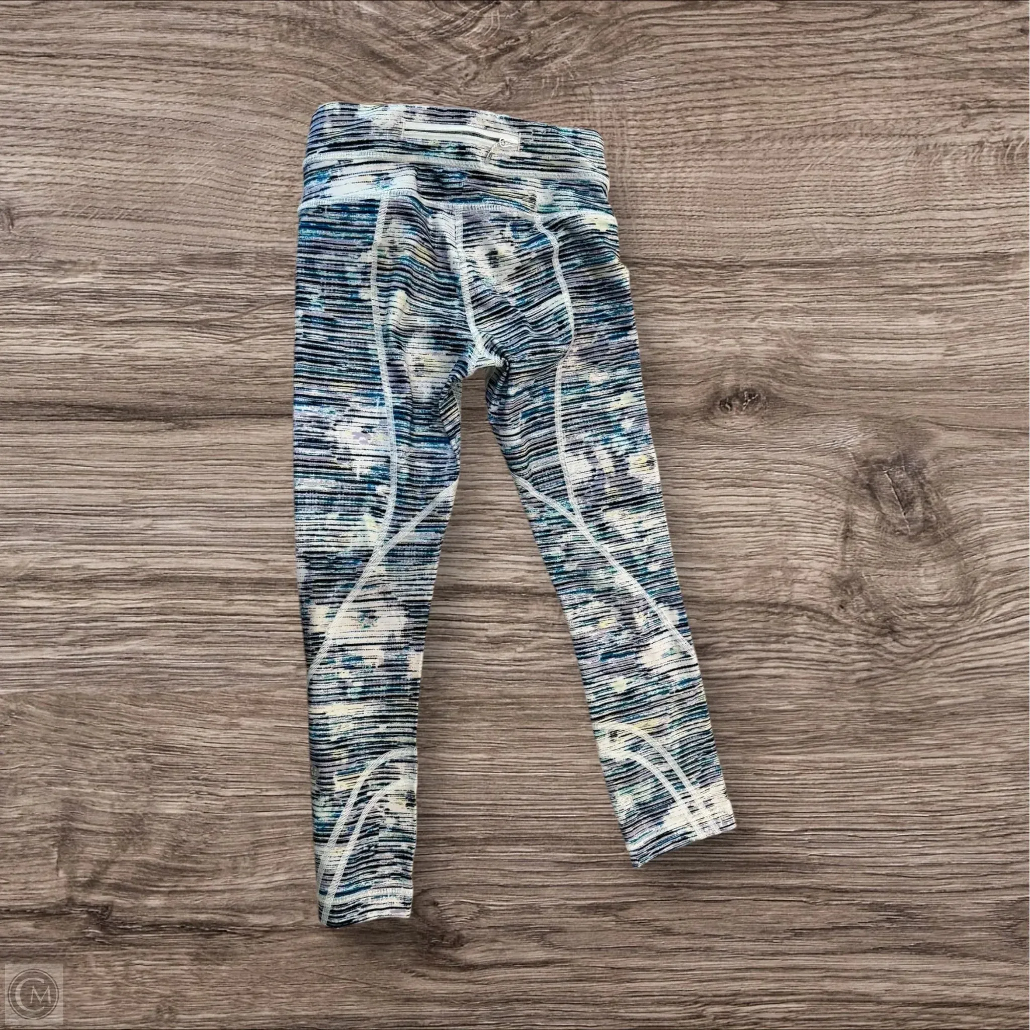 Athletic Leggings Capris By Lululemon In Blue & Purple, Size: 2