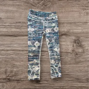 Athletic Leggings Capris By Lululemon In Blue & Purple, Size: 2