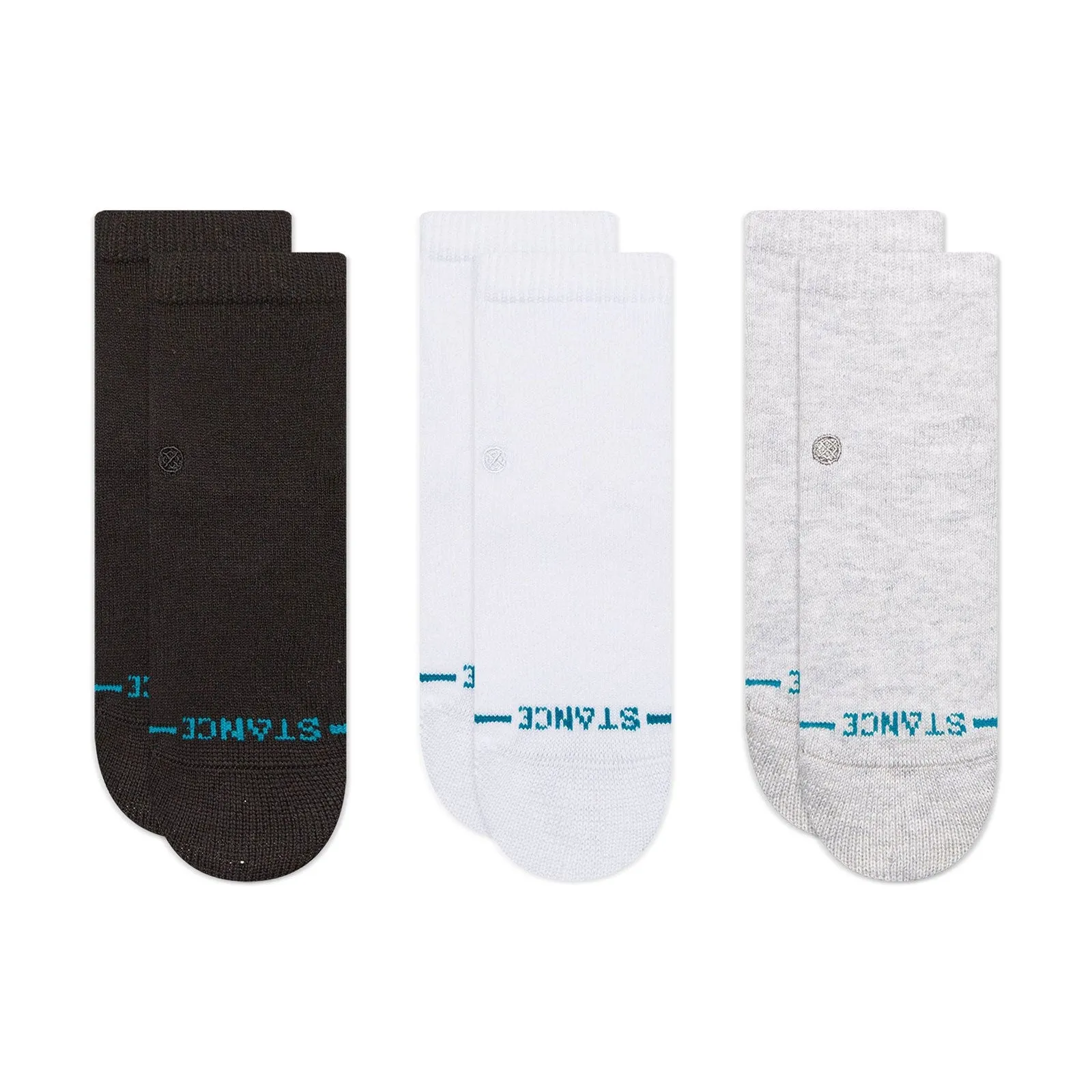 Baby and Toddler Crew Socks - Icon 3 Pack - Multi