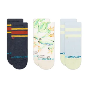 Baby and Toddler Crew Socks - Stick To It 3 Pack - Navy