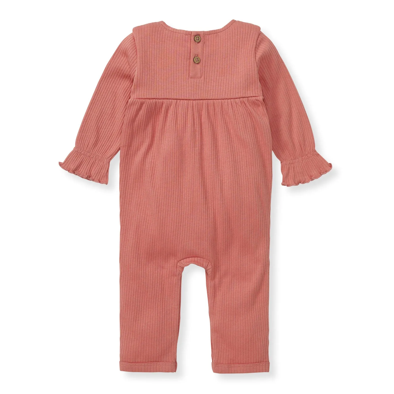 Babydoll Jumpsuit - Terracotta