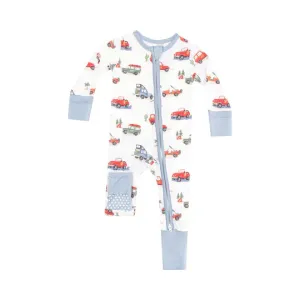 Bamboo 2 Way Zipper Romper - Off-Road Adventure