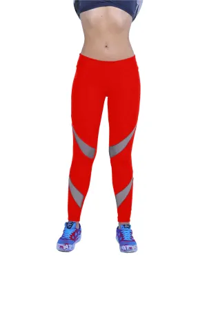 Bia Brazil Activewear Red Mesh Legging LE5006