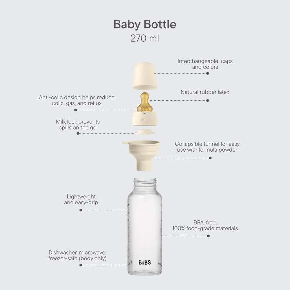 Bibs Dummies Latex Baby Bottles 270ml