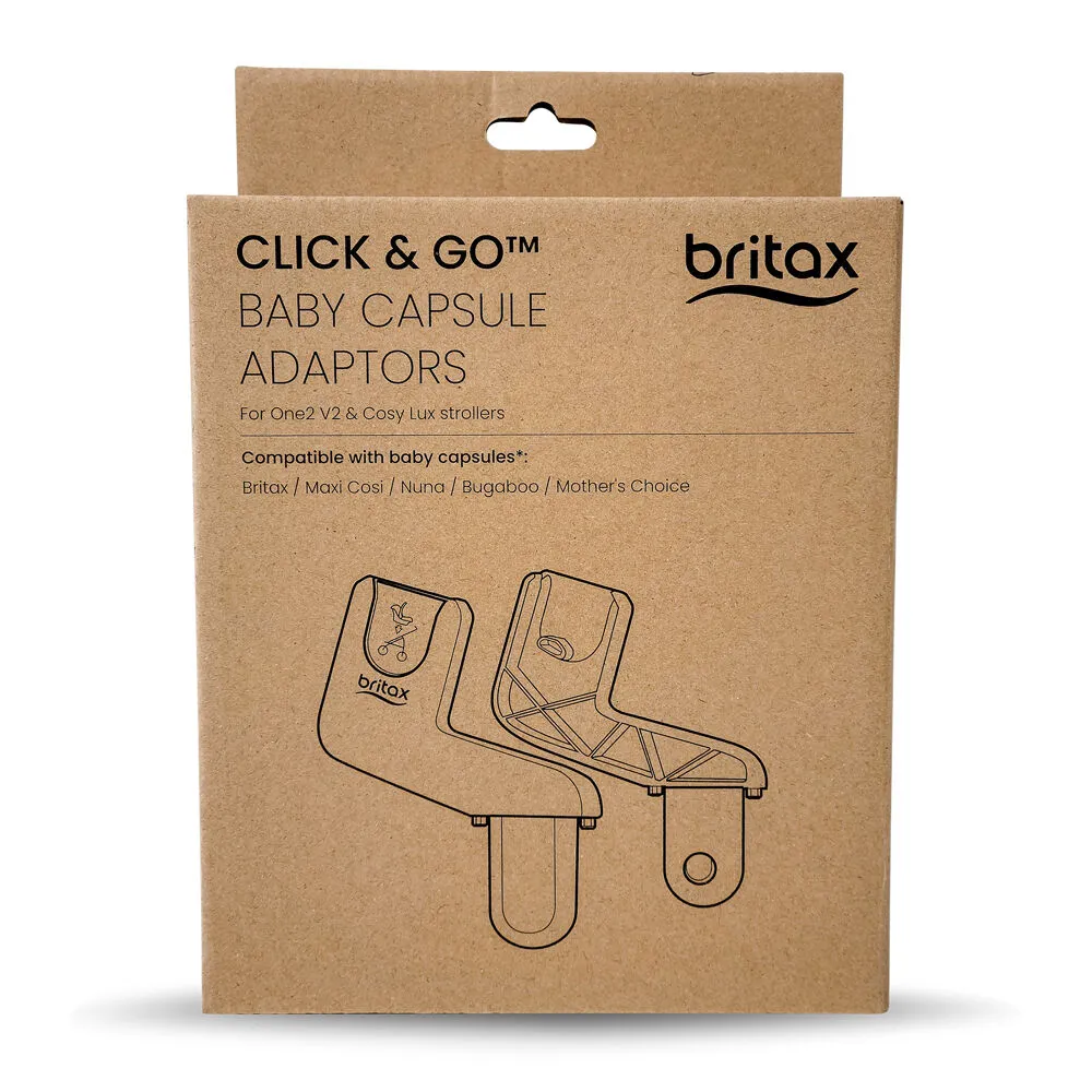 Britax Safe-N-Sound Click & Go Baby Capsule Adaptors One2