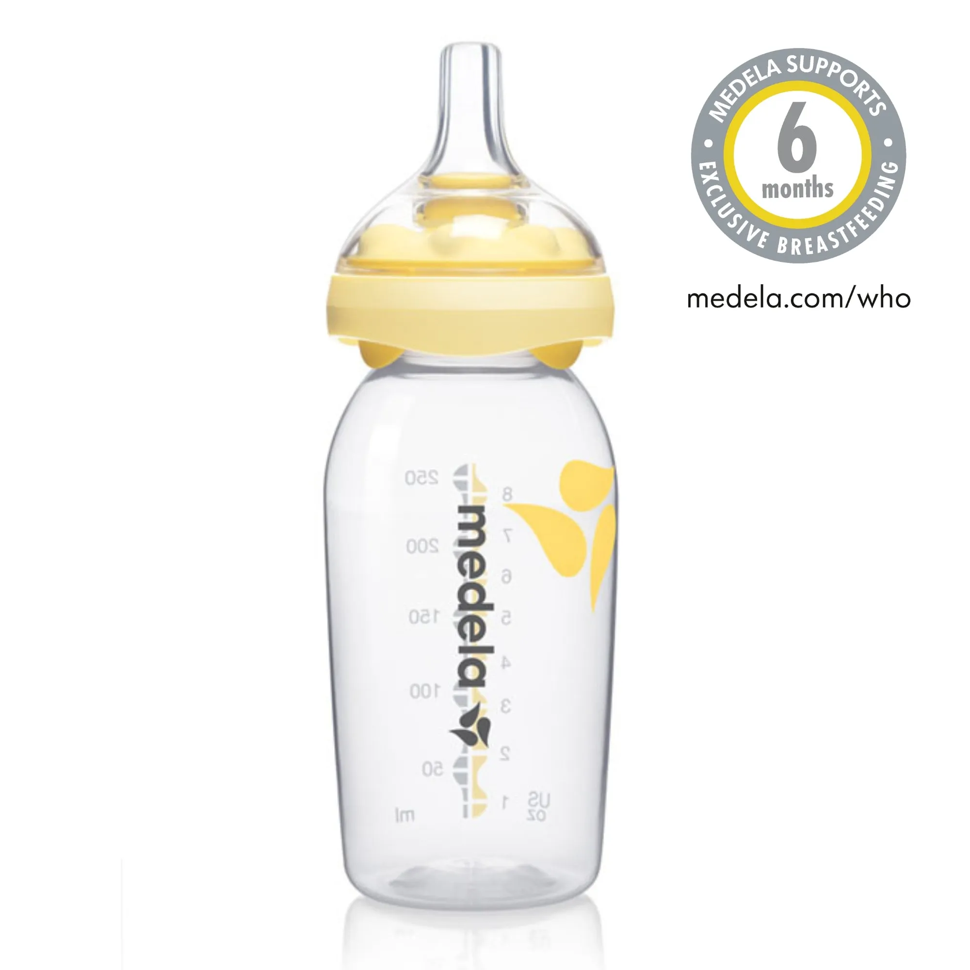 Calma Teat with 250ml Breastmilk Bottle