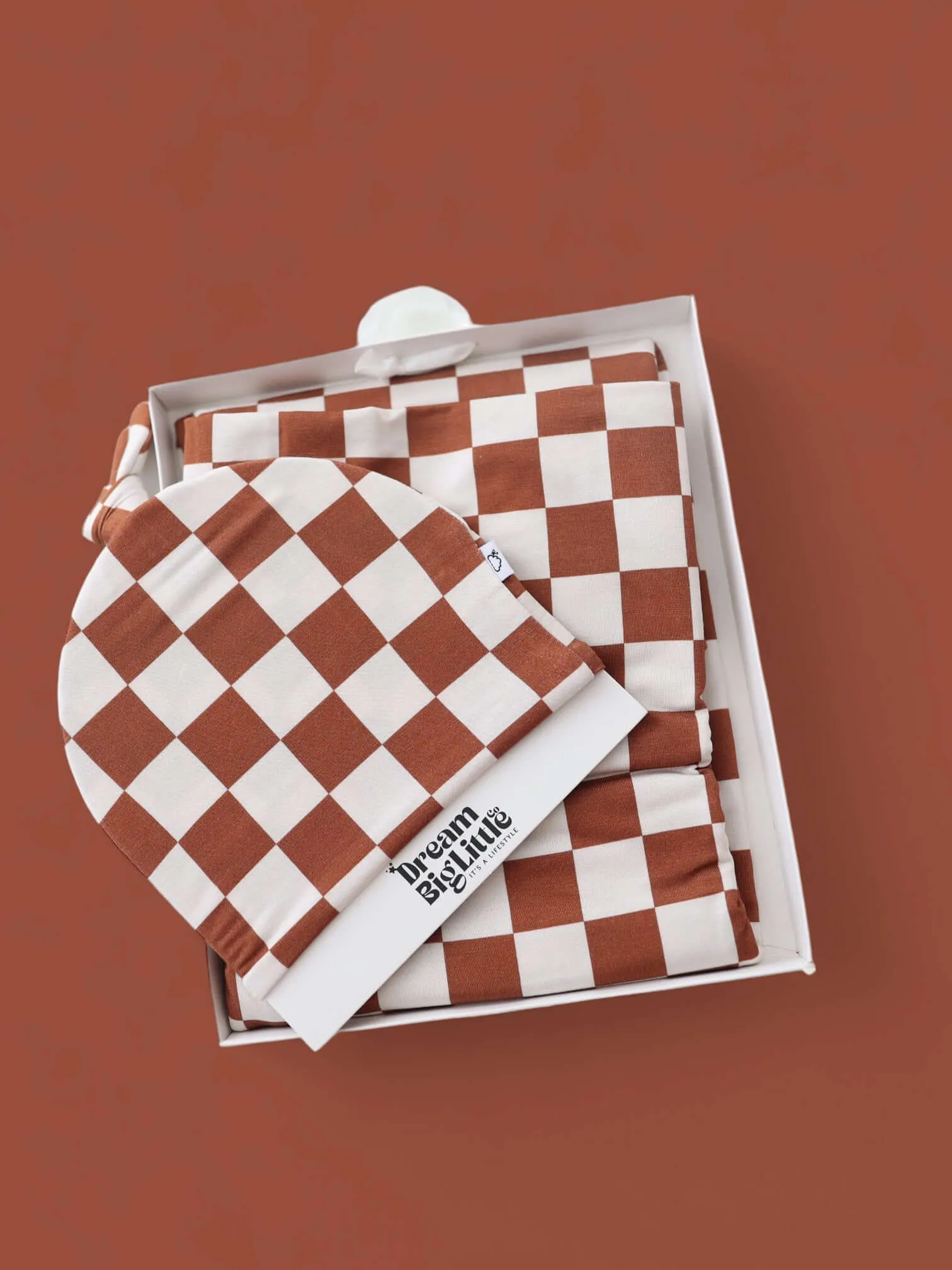 Copper Checkers Dream Swaddle Set