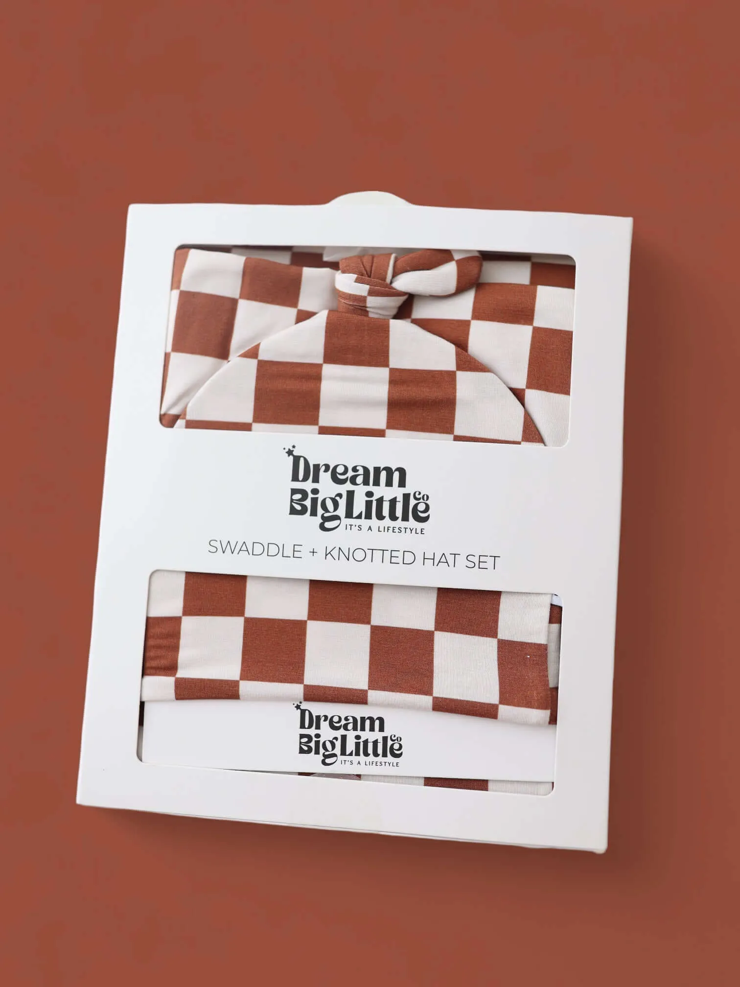 Copper Checkers Dream Swaddle Set