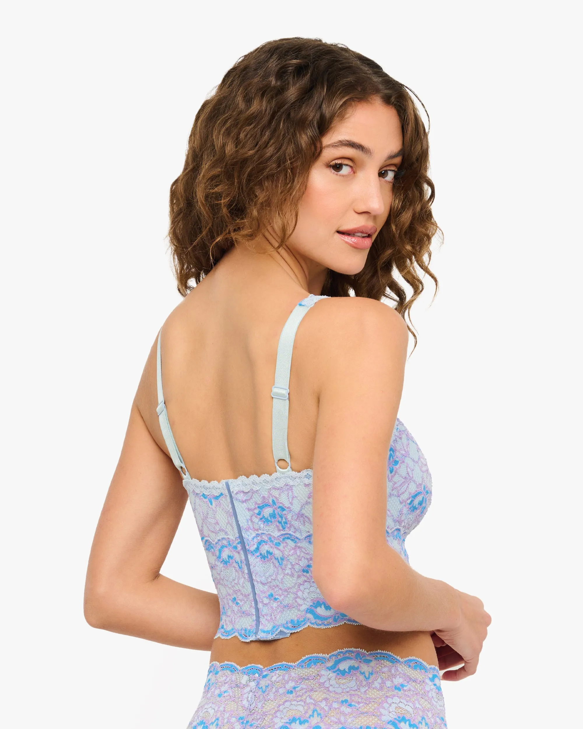 Curvy Plungie Longline Bralette