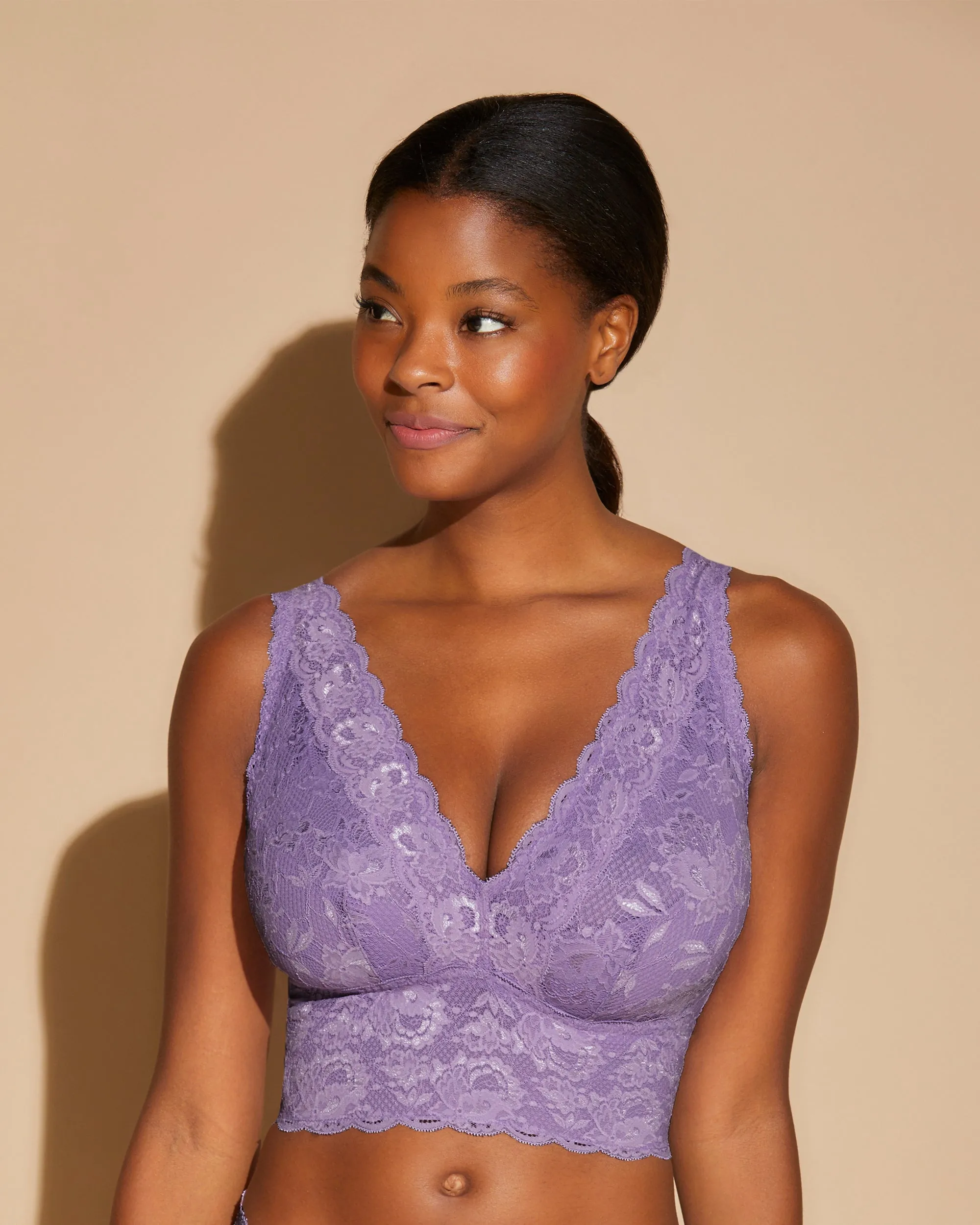 Curvy Plungie Longline Bralette