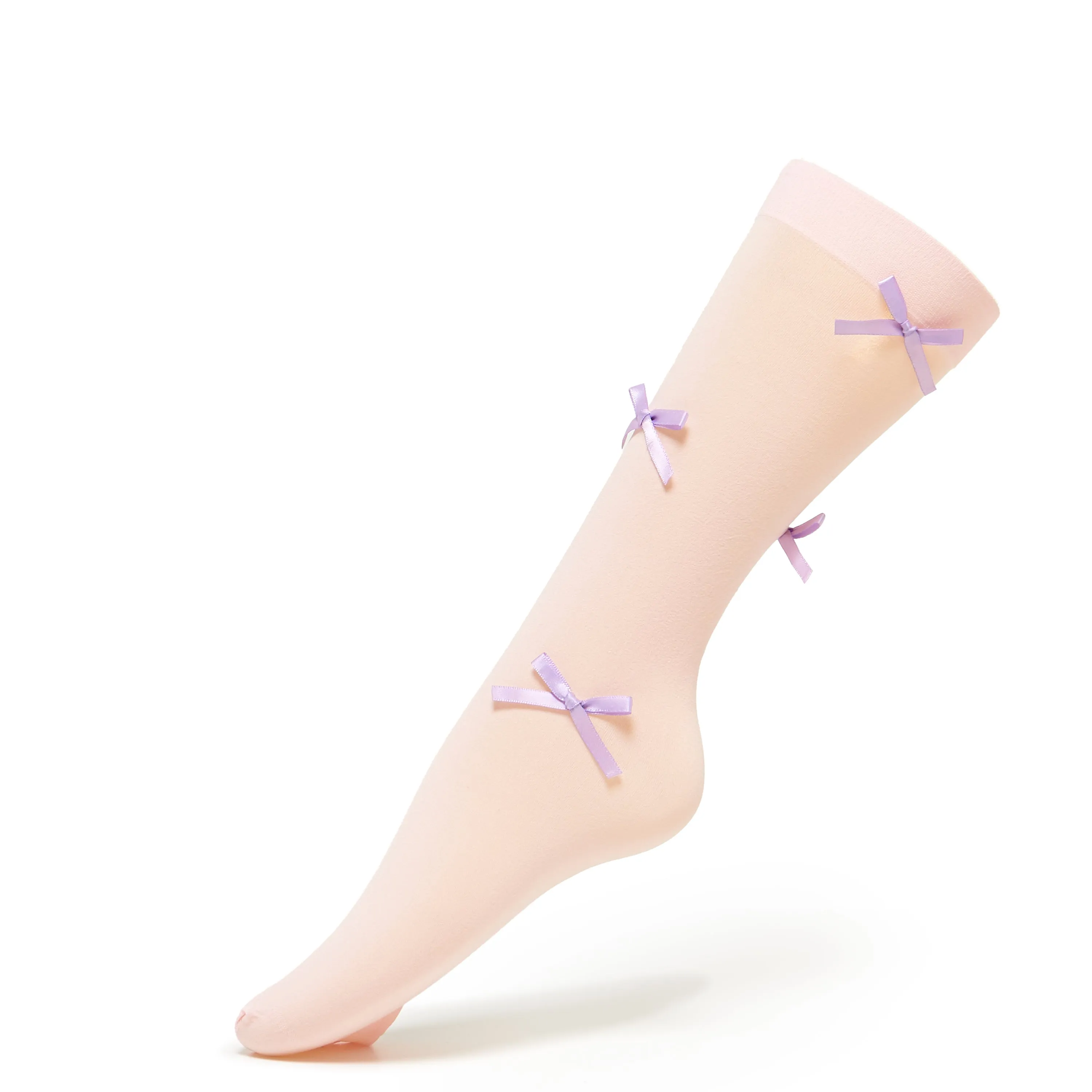 Cutesy Pink Bow Socks