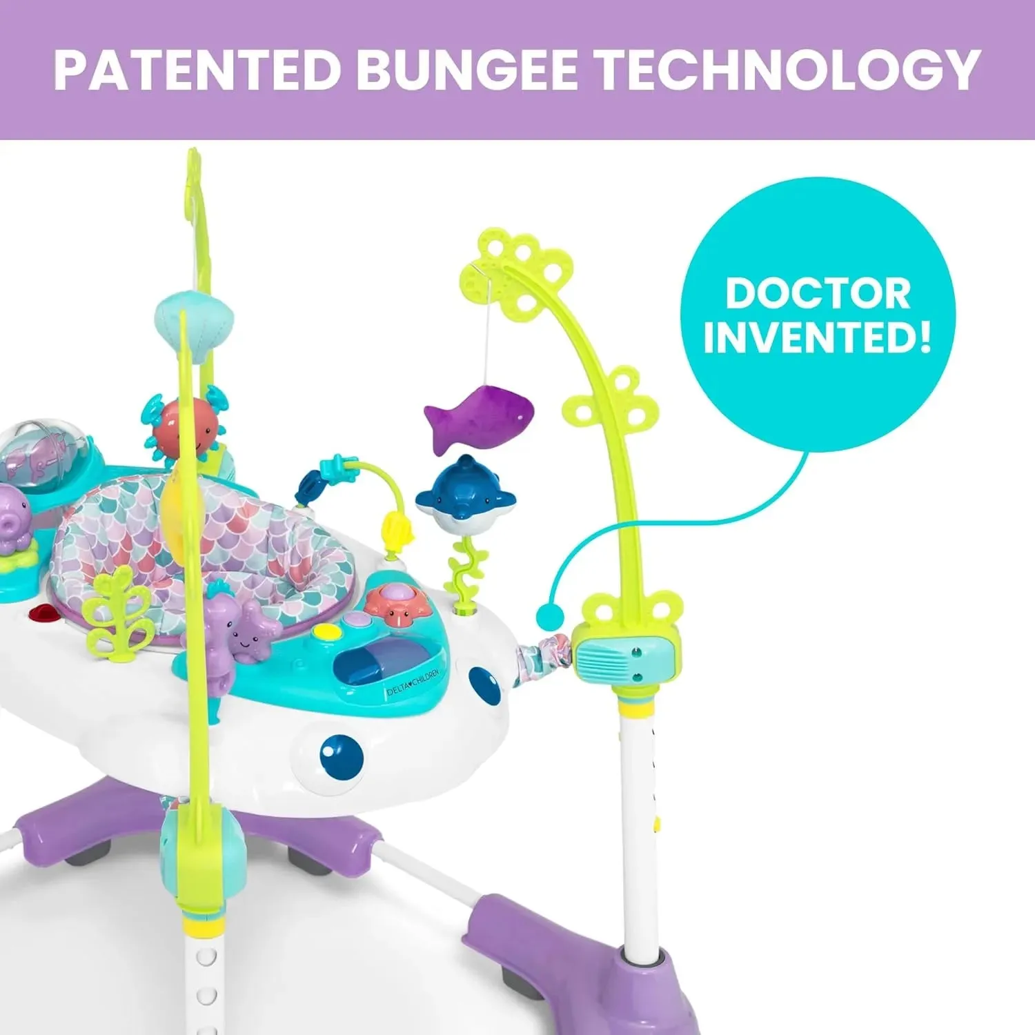 Delta Children Deluxe Bounceroo Learn2Walk Balancer Baby Walker