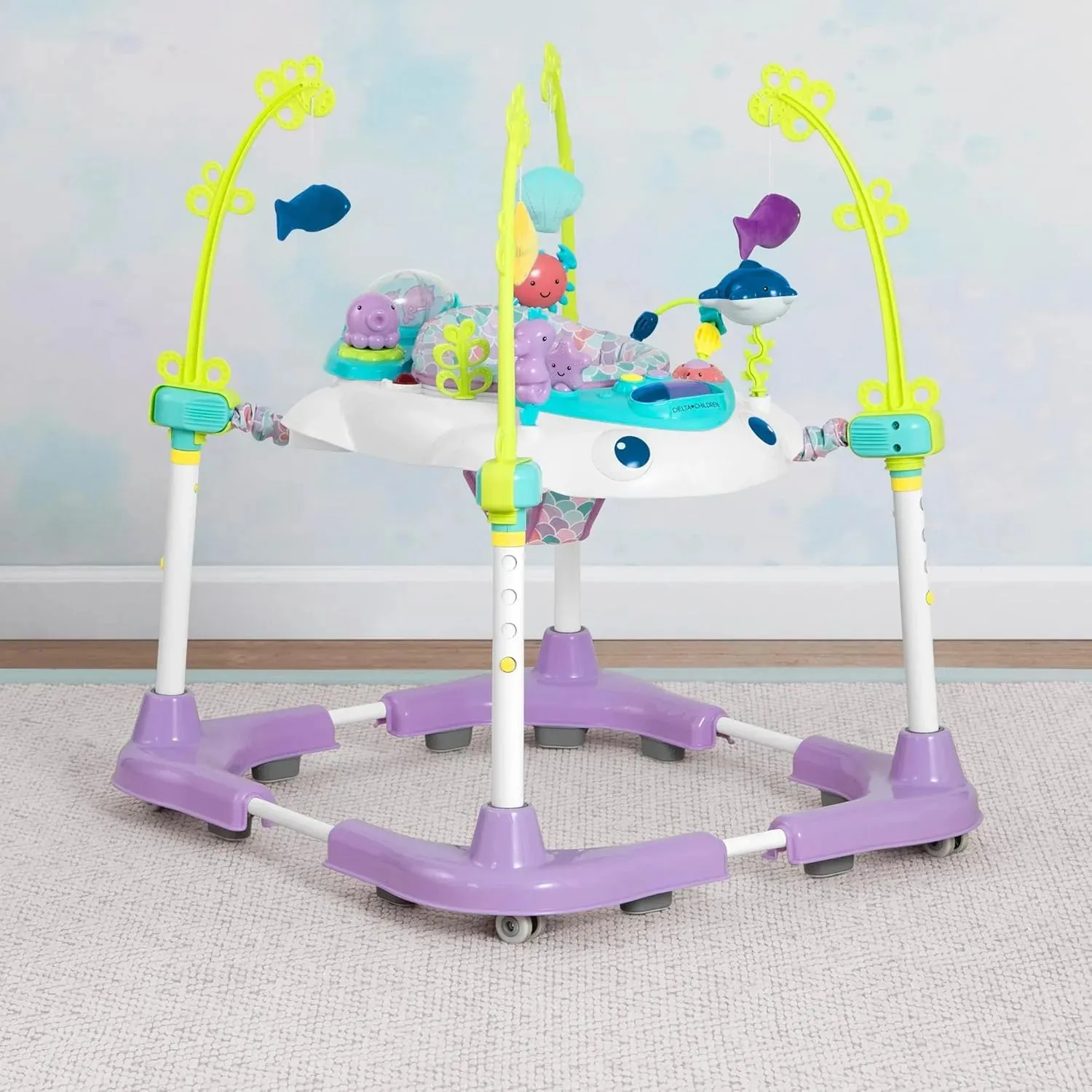 Delta Children Deluxe Bounceroo Learn2Walk Balancer Baby Walker