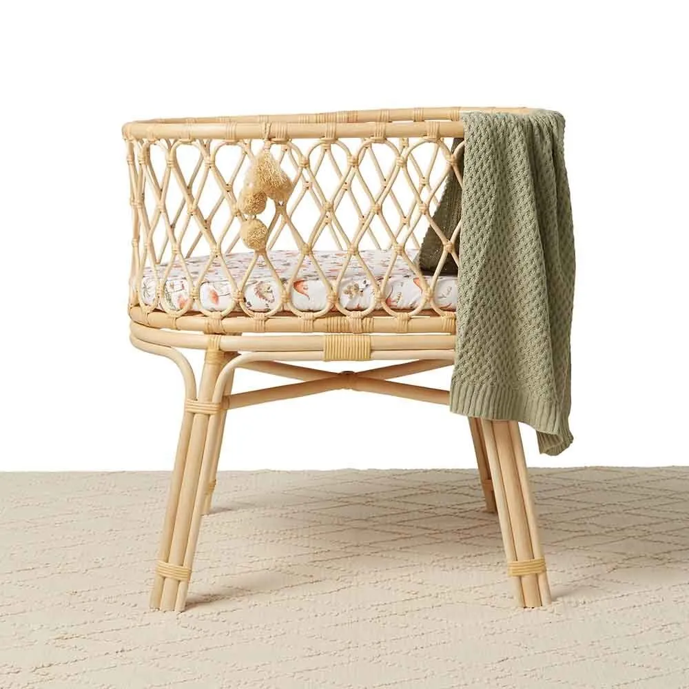 Diamond Knit Organic Baby Blanket - Dewkist