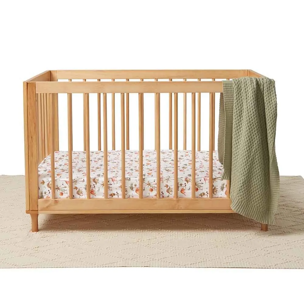 Diamond Knit Organic Baby Blanket - Dewkist