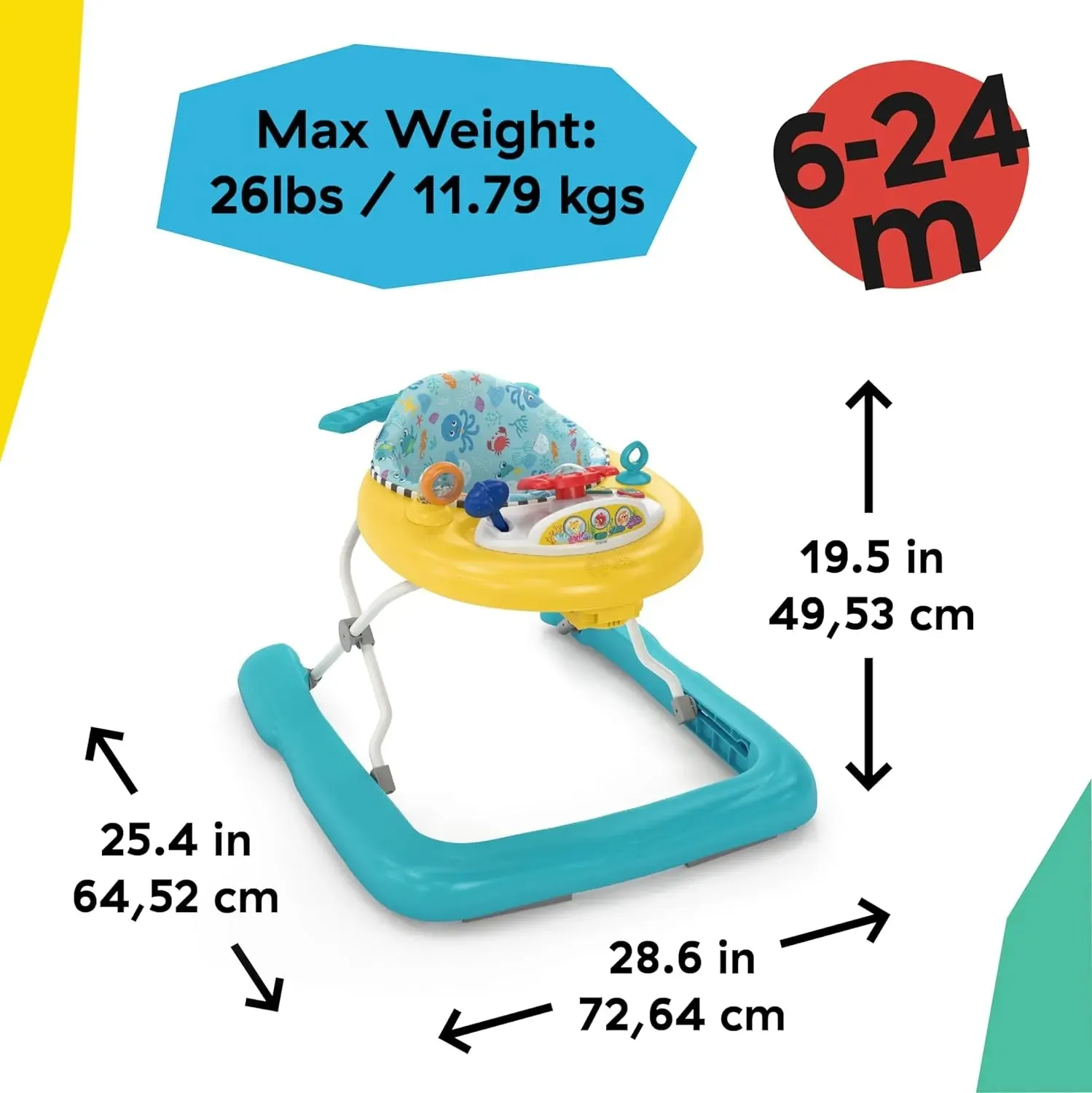 Dive and Discover 3-in-1 Submarine Baby Walker