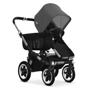 Donkey 2 Mono Complete Stroller - Aluminum/Black/Grey Melange