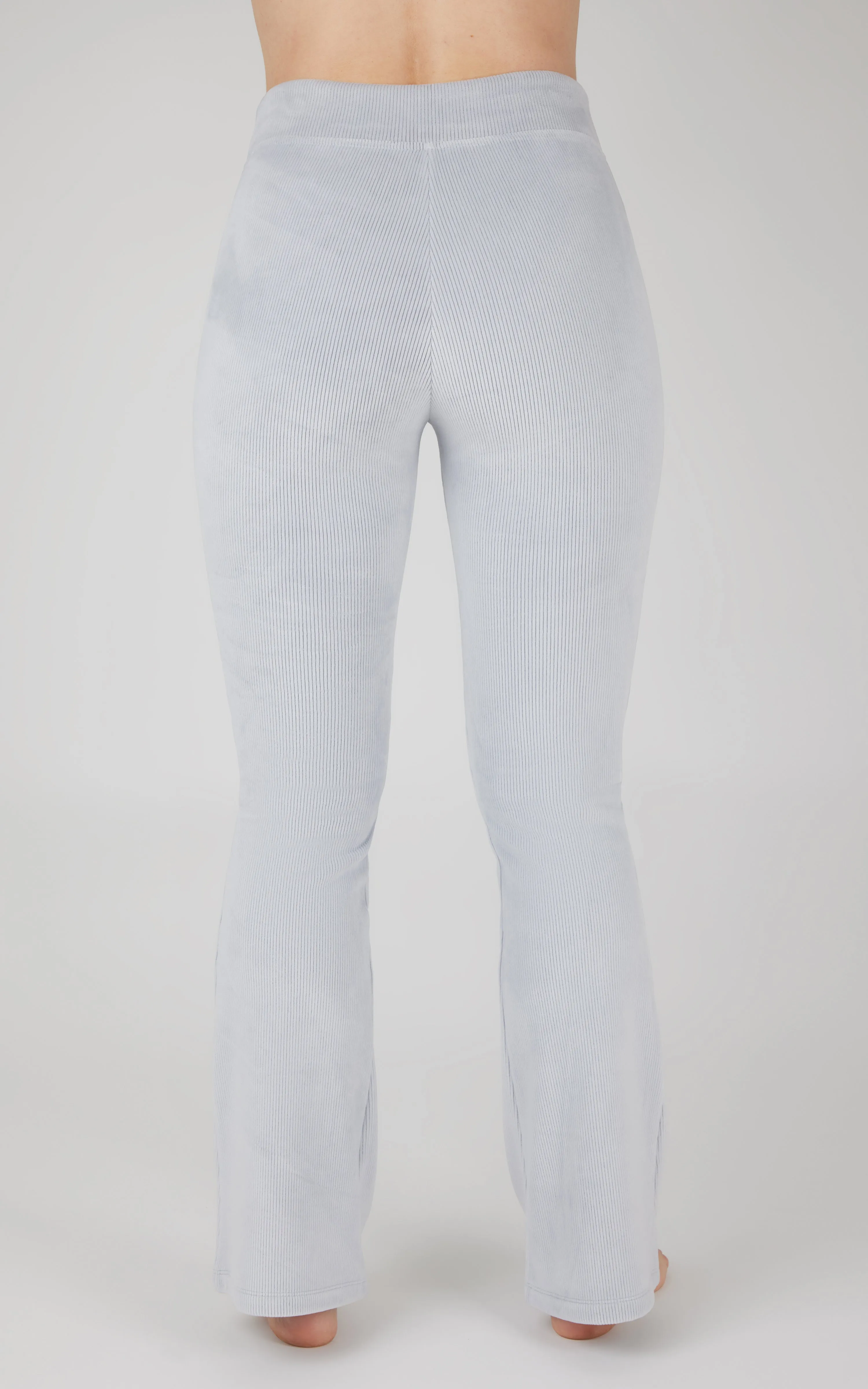 Dreamy Velour Ribbed Flared Pant