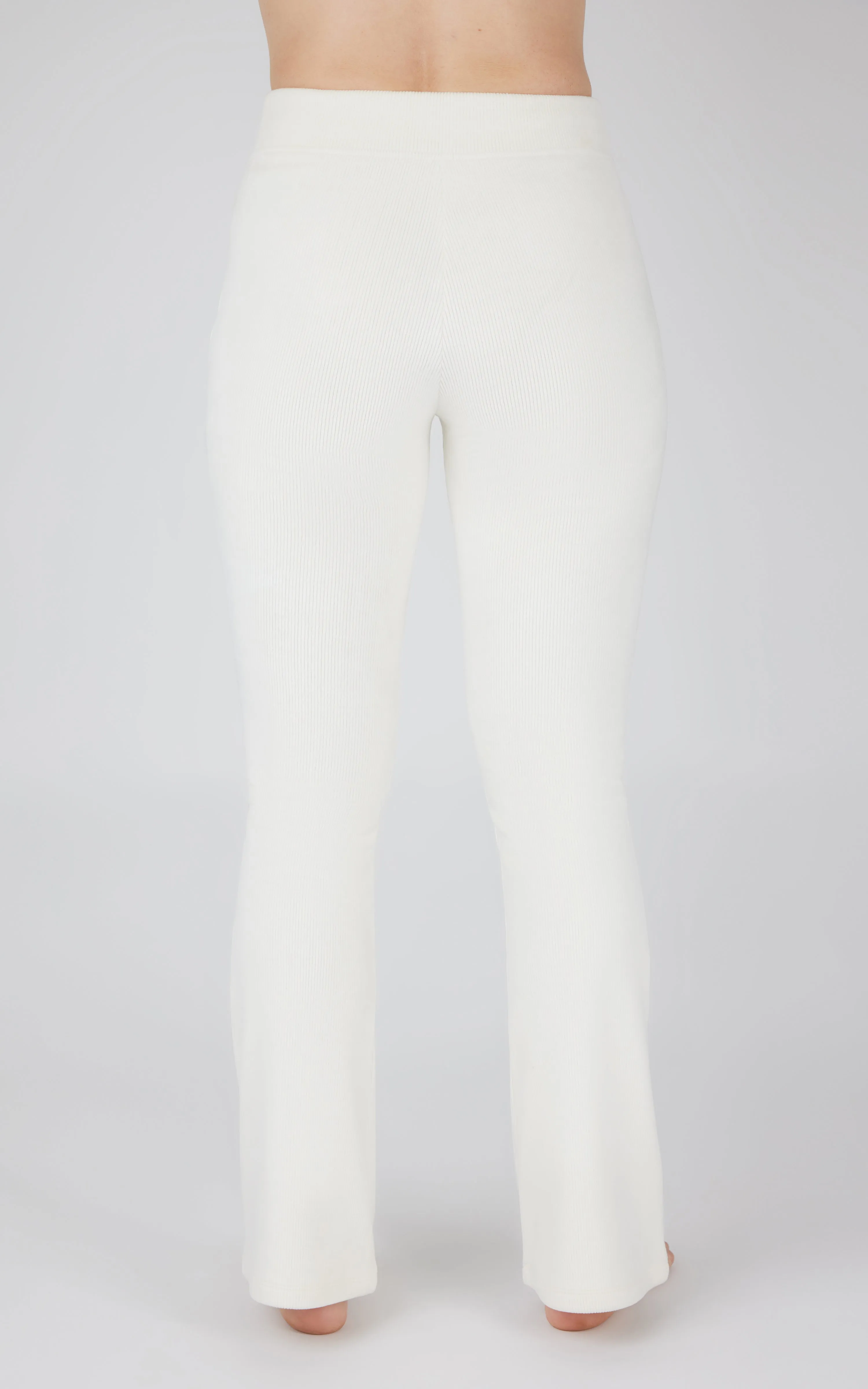 Dreamy Velour Ribbed Flared Pant
