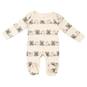 Ecru Baby Sleepsuit