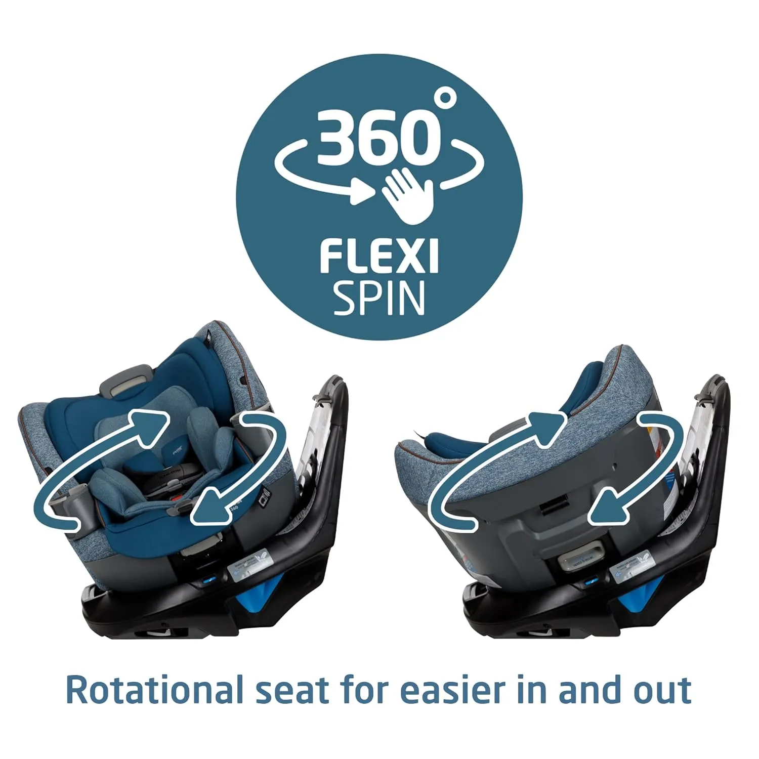 Emme 360 Rotating All-in-One Convertible Car Seat - Pacific Wonder