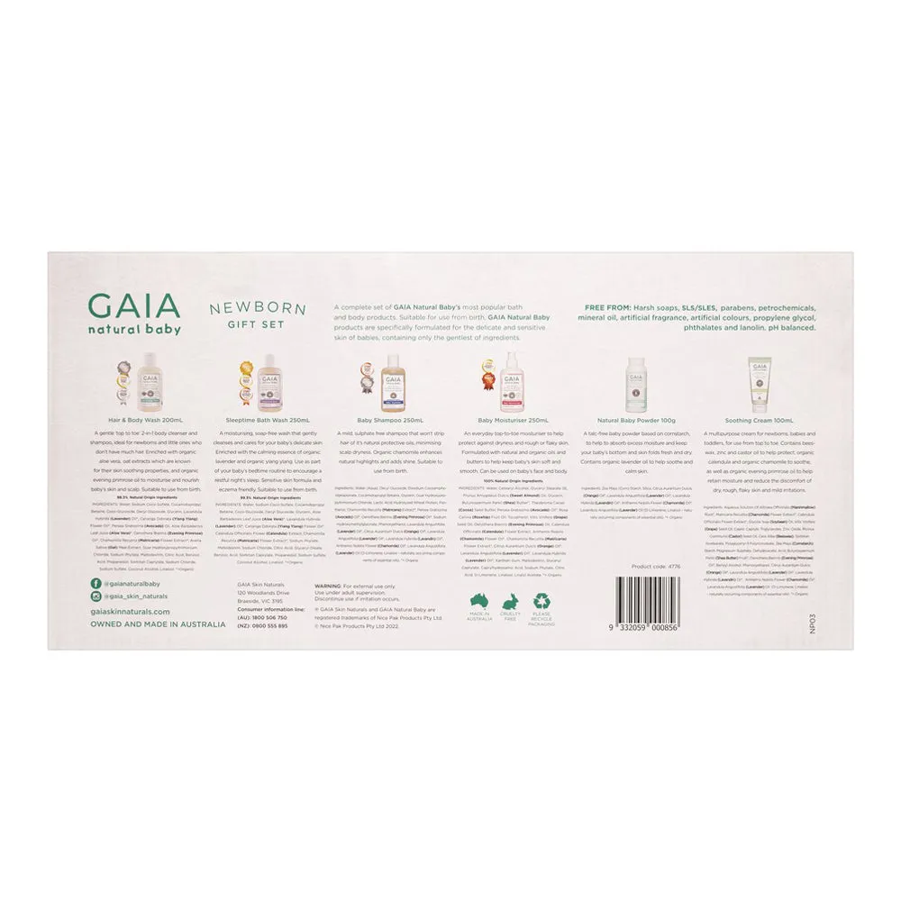 Gaia Natural Baby Newborn Baby Set